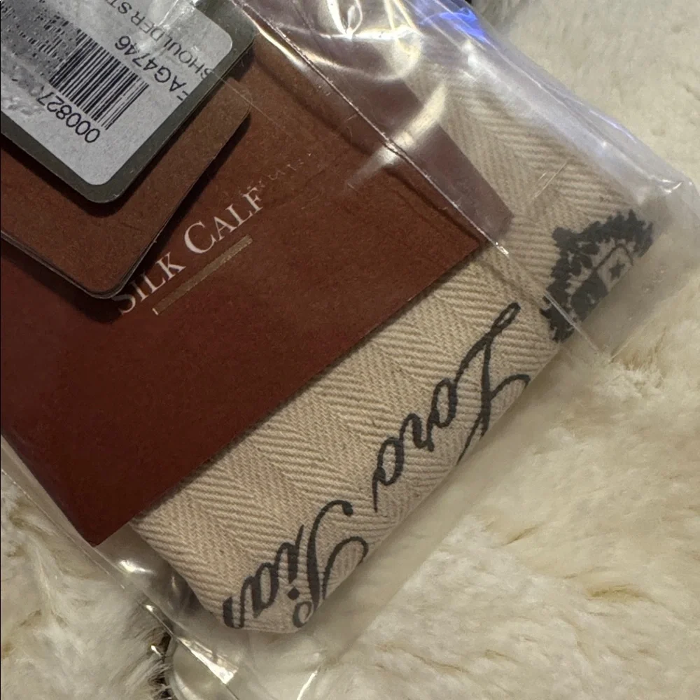 Loro Piana Genuine Silk Calfskin Leather Reversible Bag/Belt Strap, $960 MSRP